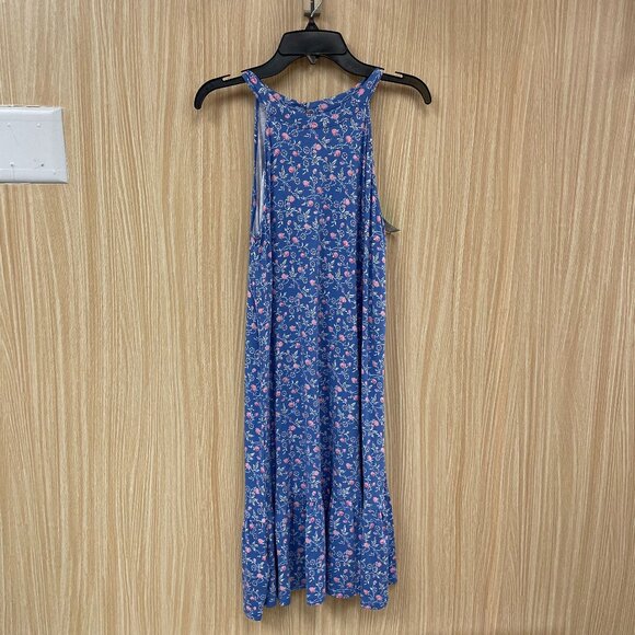 Loft Dresses & Skirts - New Loft Blue Print Dress Size Small Petite